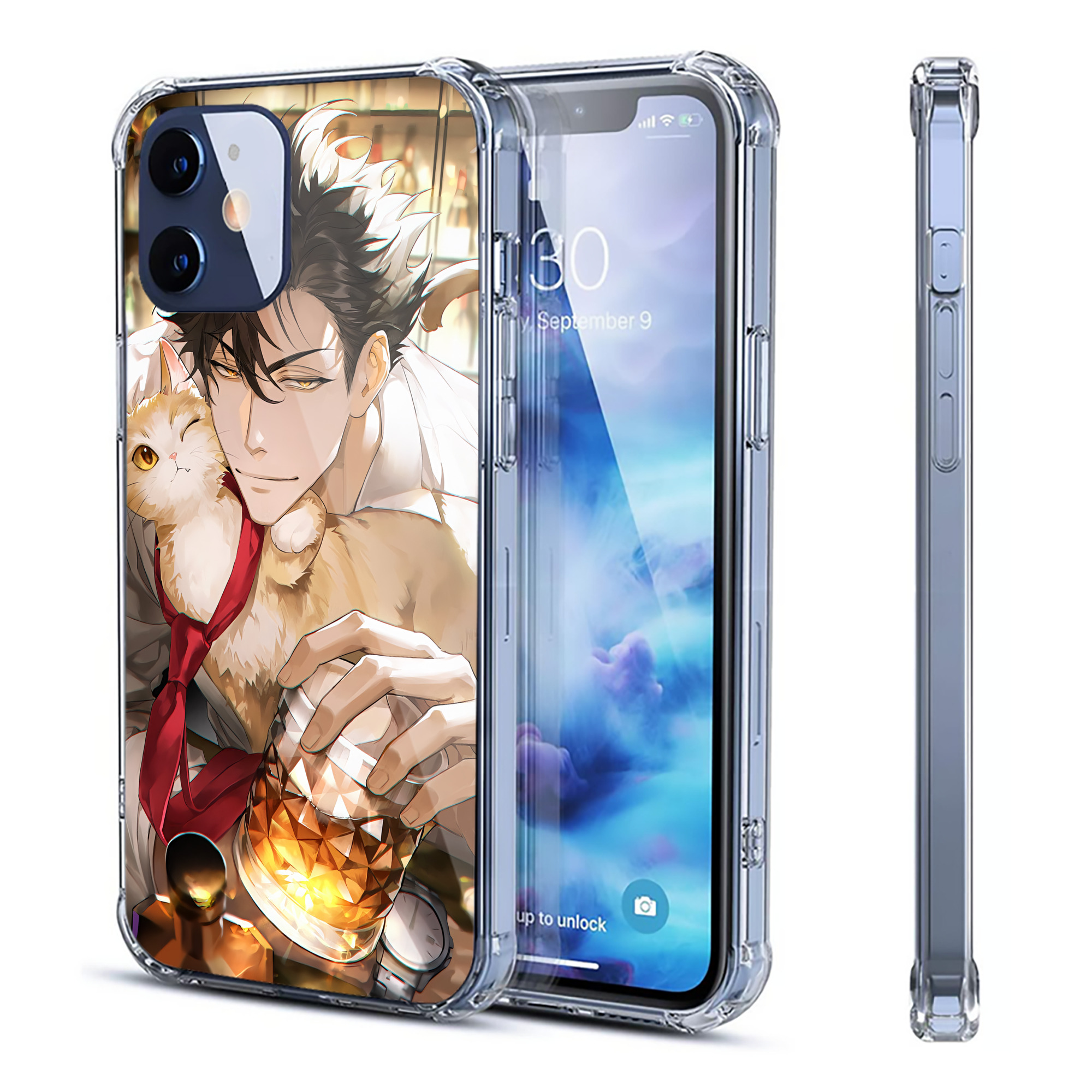 （画像用） ハイキュー!! Haikyu!! 【iPhone 12シリーズ対応】透明スマホケース（クリアソフトケース）